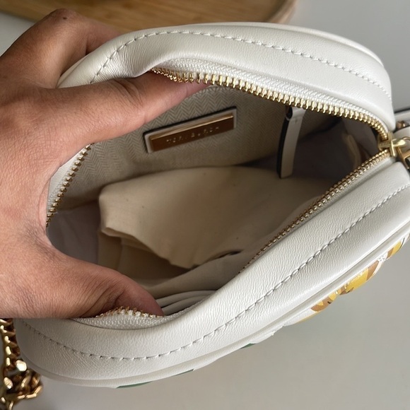 New! Tory Burch Floral Crossbody Bag - Picture 7 of 16